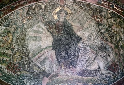 Mosaico del ábside, Iglesia de Osios David de Unbekannt Unbekannt